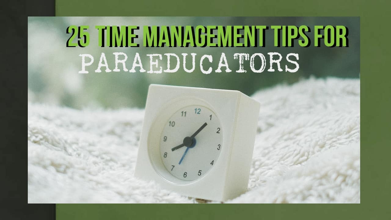 Time Management Tips for Paraeductors