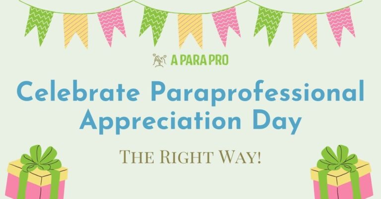 celebrate paraprofessional appreciation day it includes paraeducators, teaching assistants and teachers aide