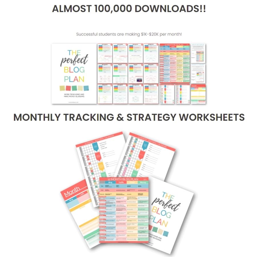 The perfect blog plan from Suzi Whitford at start a mom blog. Promotional freebie of an editorial calendar for Blog by Number reaching out to paraeducators looking to supplement their para pay or salary.  Includes monthly tracking and strategy sheets. 