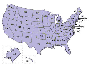 paraeducator license state look up on US dept of education map by a para pro