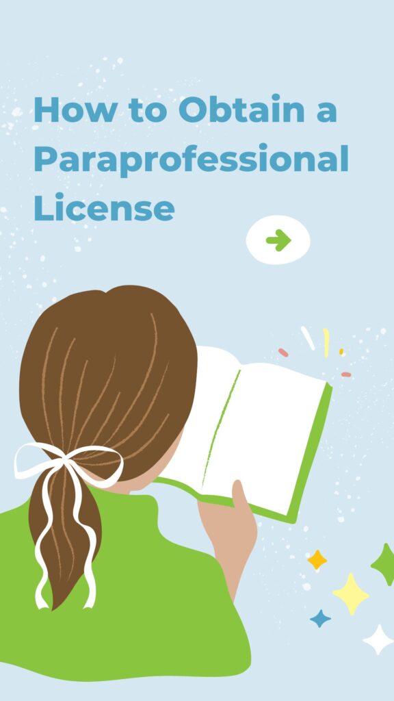 paraprofessional license - a para pro pin
