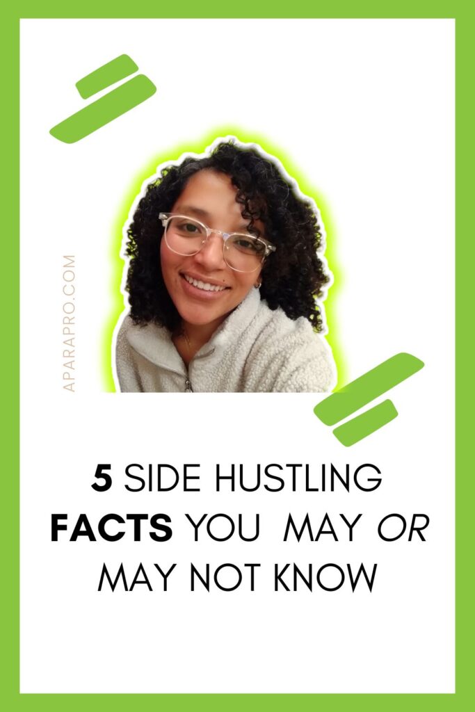 side-hustling facts for paraprofessionals by a para pro pin