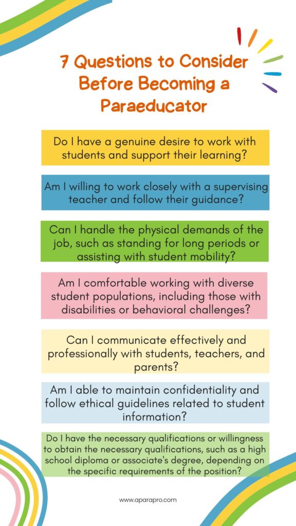 a para pin - 7 questions for those considering becoming paraprofessional paraeducators