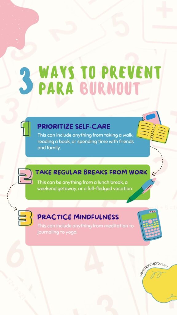 3 ways to prevent paraeducator burn out by a para pro 