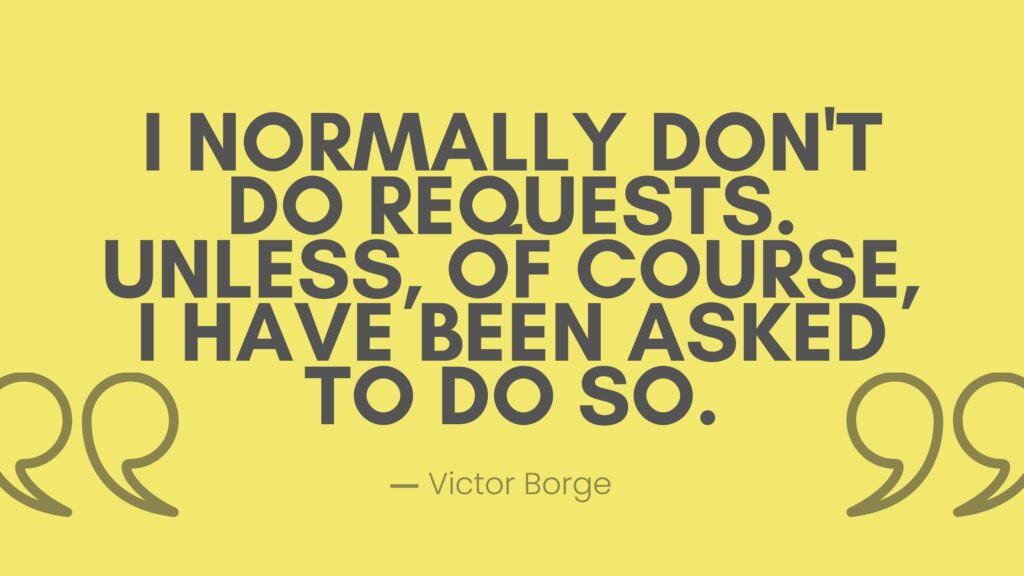 Victor Borge Quote by A Para Pro