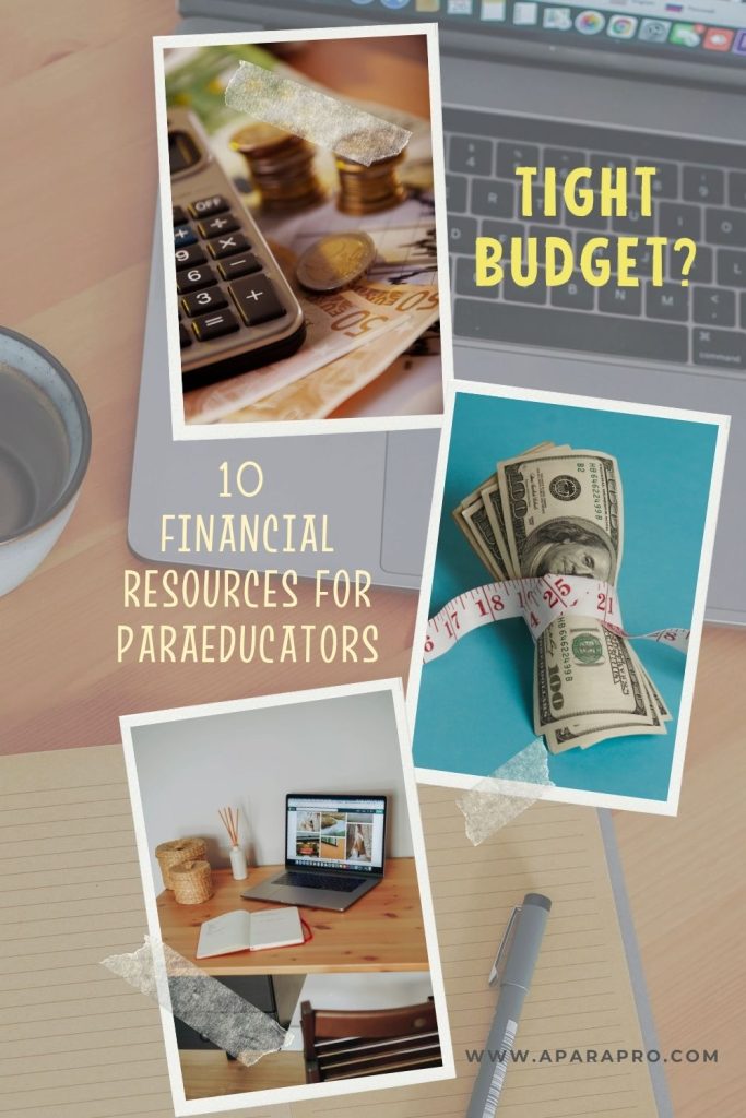 financial resources for paraeducators