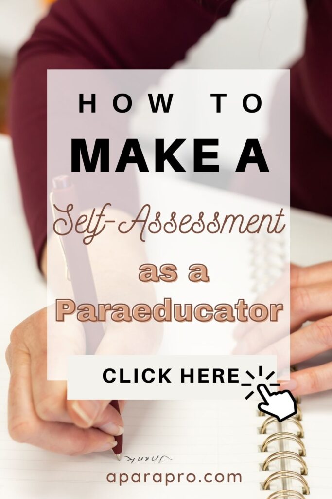 guide to paraeducator self-assessment